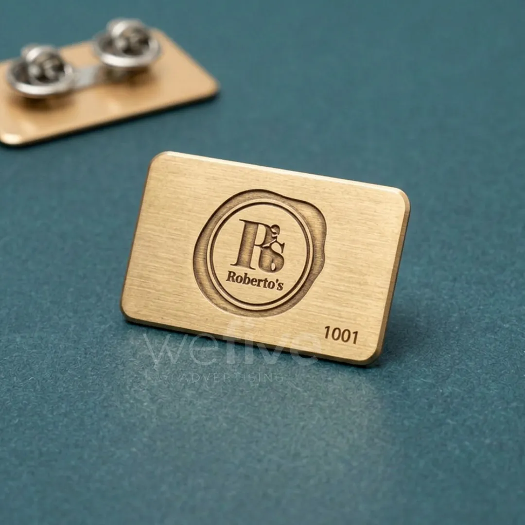 Customized Brass Badges printing in Dubai, Abu Dhabi, Sharjah, Ajman UAE