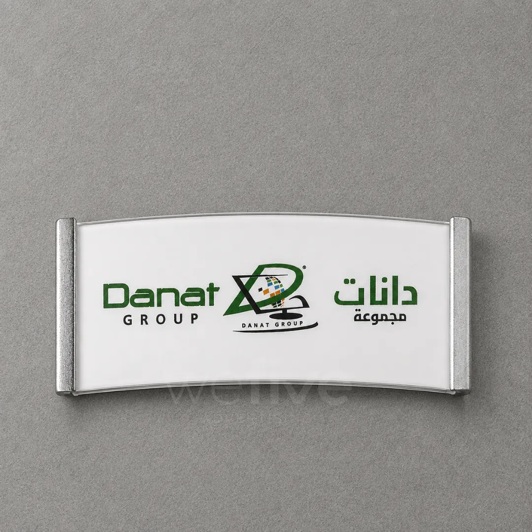 Custom Epoxy Dome Name Badges Printing in Dubai, Ajman, UAE