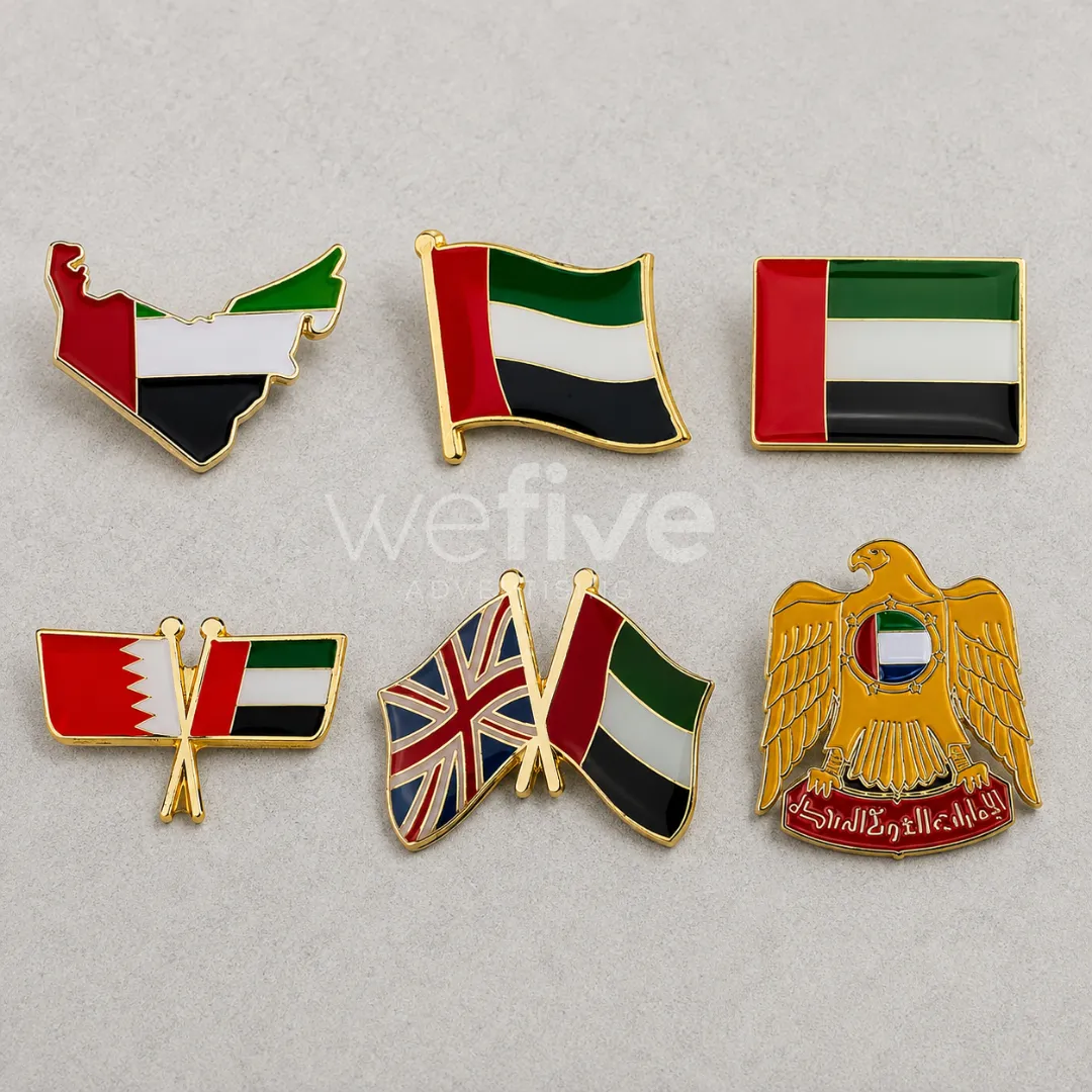 Custom made Flag Pins and Badges in Dubai, Abu Dhabi, Ajman, Sharjah across UAE