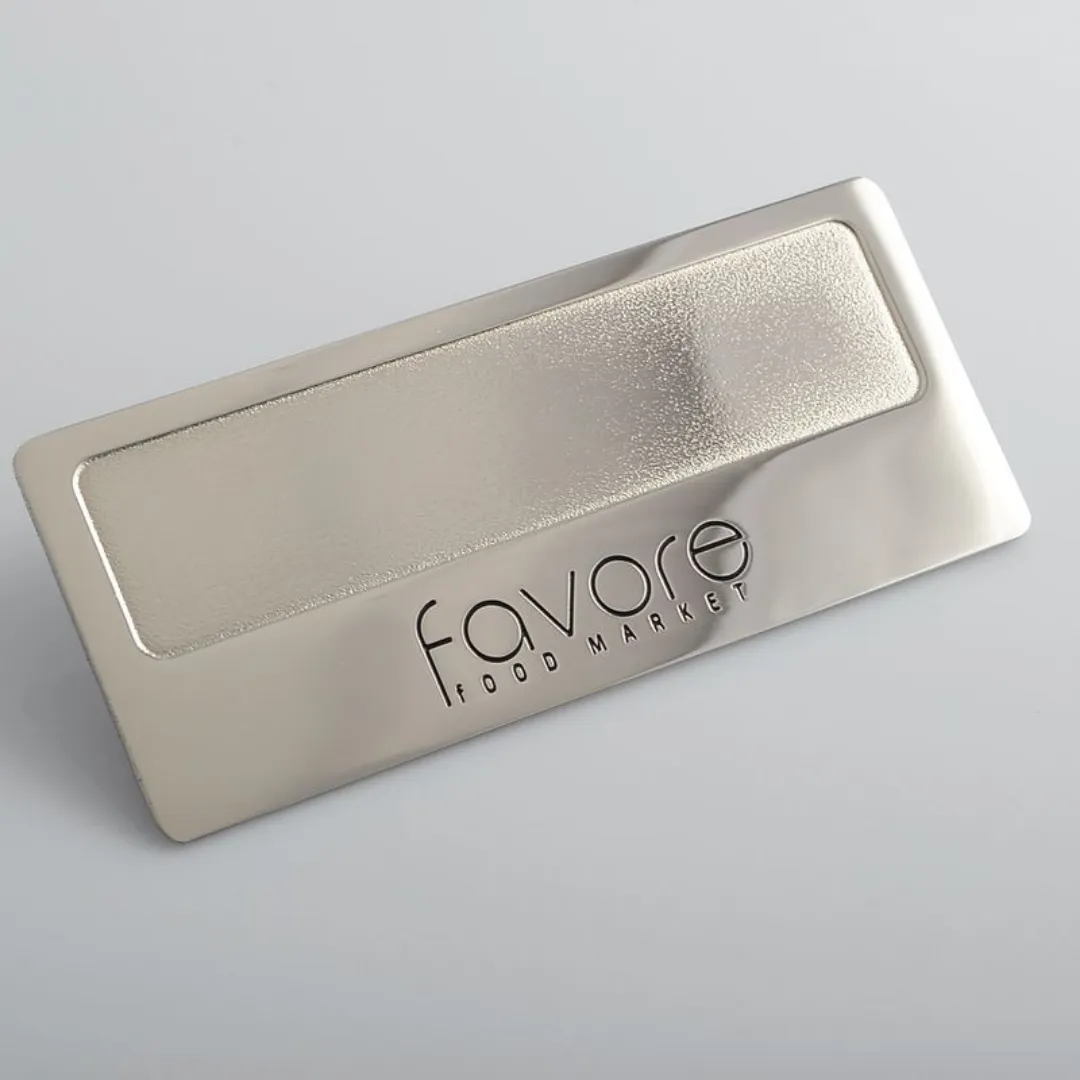 Customized Metal Reusable Name Badges Printing in Dubai Abu Dhabi, UAE