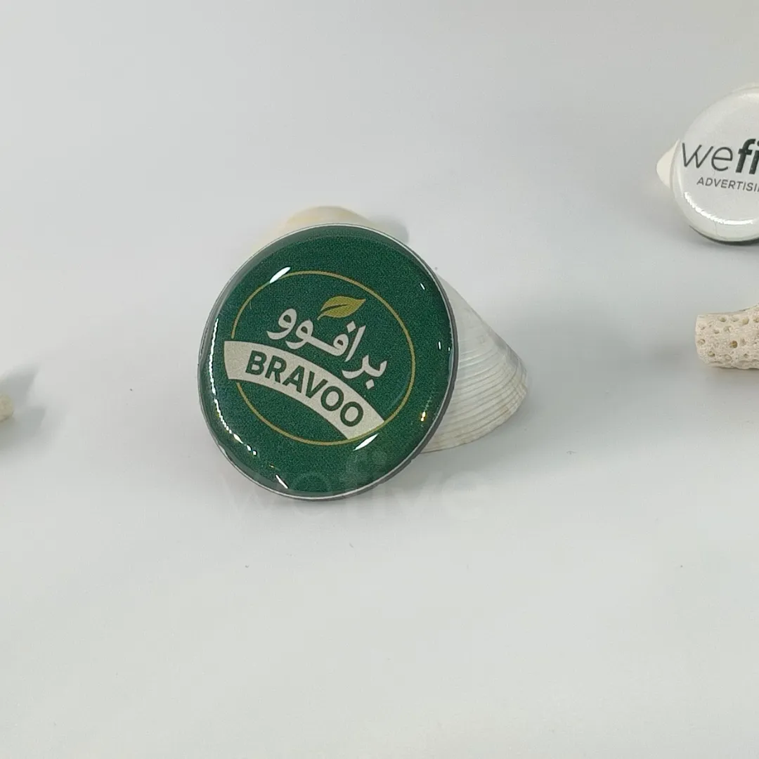 Custom Round Epoxy Pins & Badges Printing in Dubai, Abu Dhabi, UAE