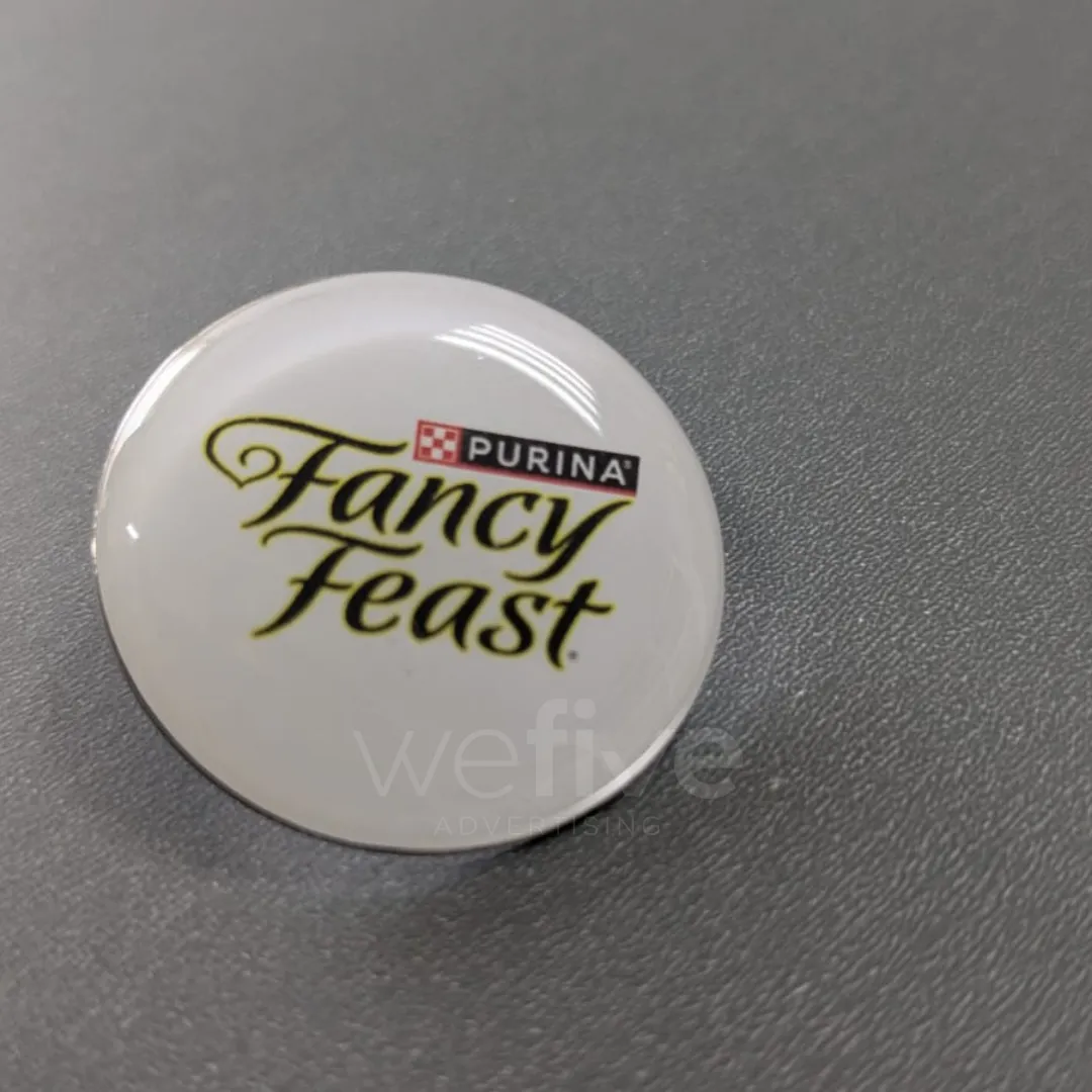 Custom Round Epoxy Pins & Badges Printing in Dubai, Abu Dhabi, UAE