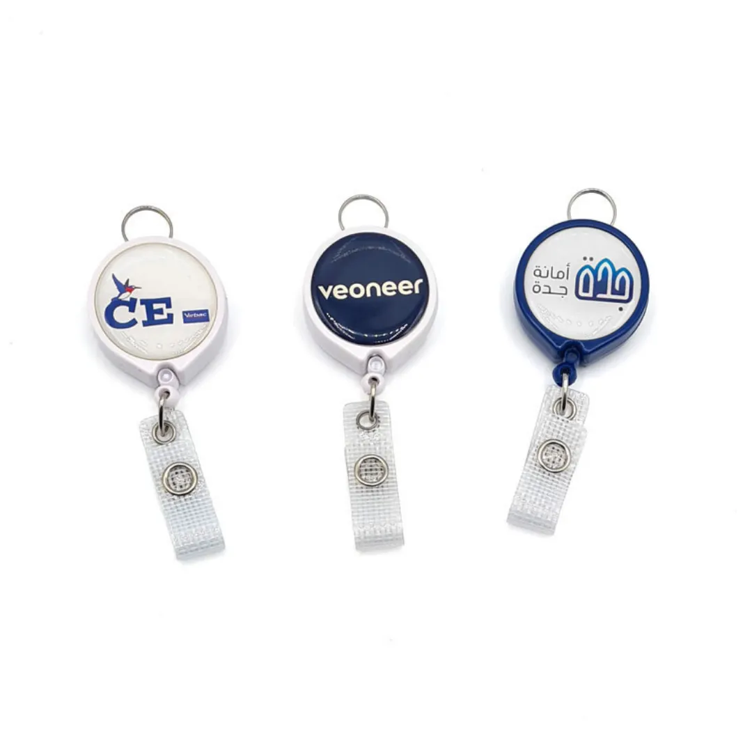 Customized Round Logo Reel Badges Printing in Dubai, Abu Dhabi, Ajman, UAE