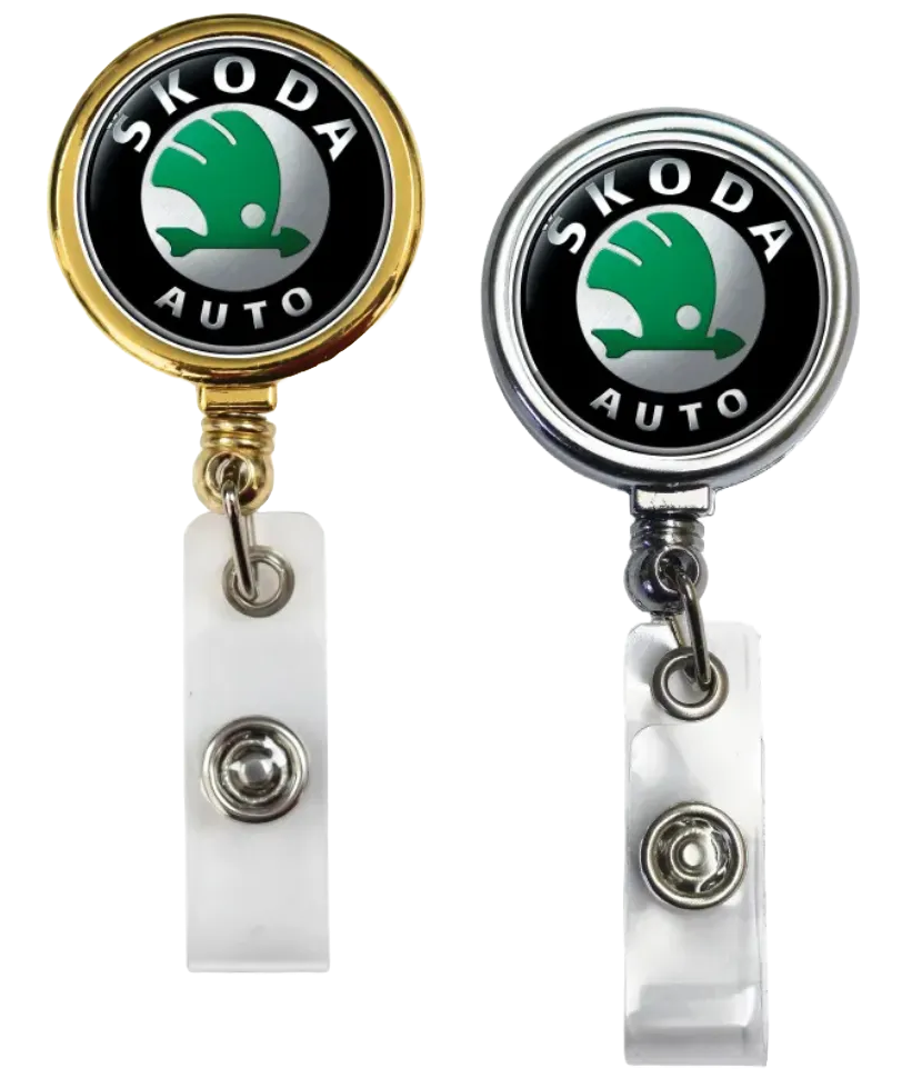 Round Metal Reel Badges