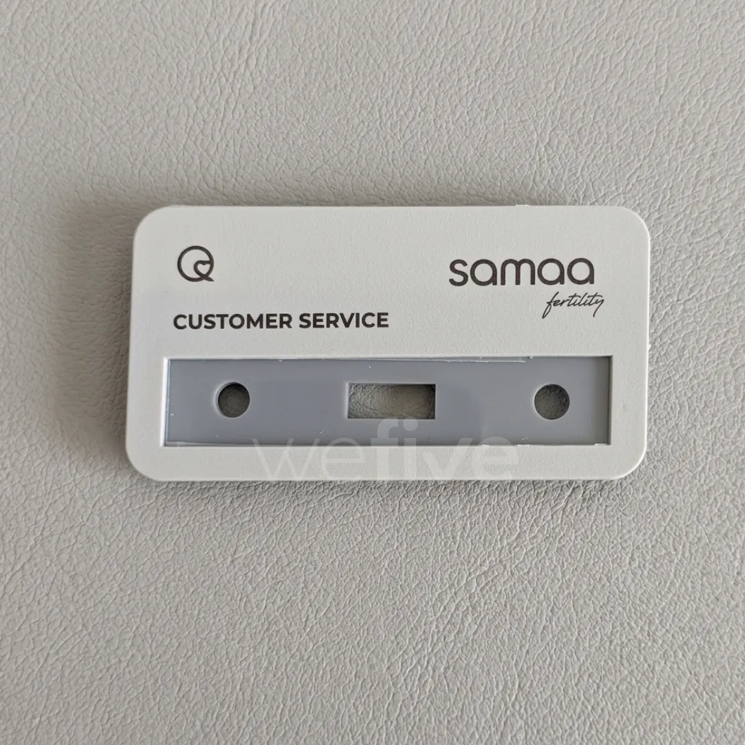 Window Insert Name Badge Printing in Dubai, Abu Dhabi, Sharjah, Ajman UAE