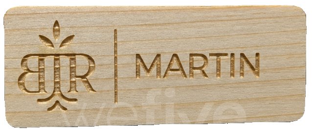 Custom Laser Engraved Wooden Badges in Dubai, Abu Dhabi, UAE
