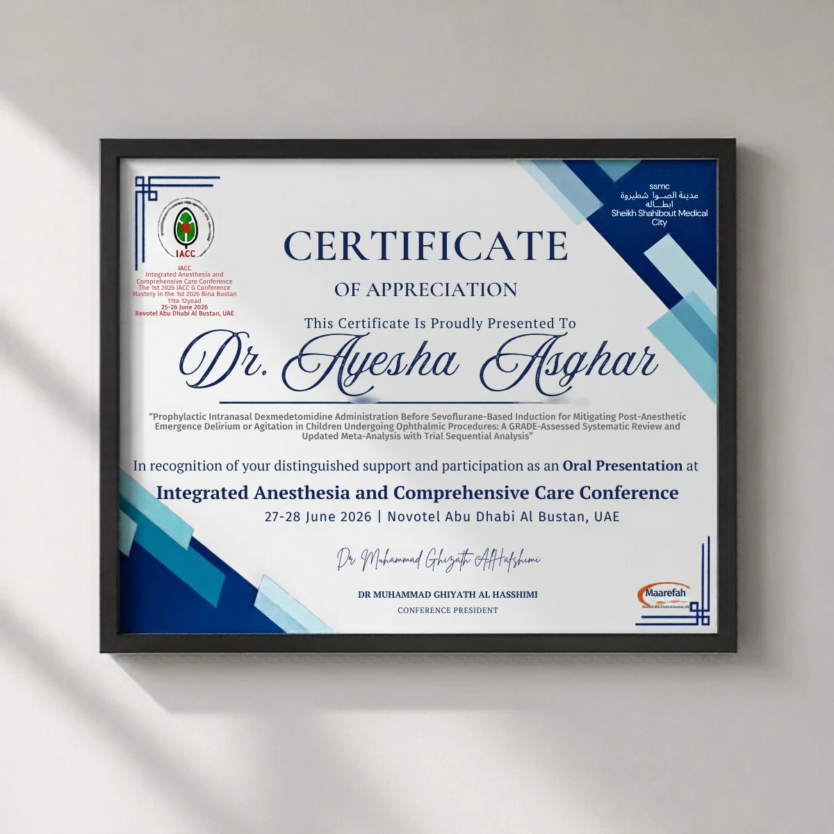 Custom Certificates Printing in Dubai and across UAE