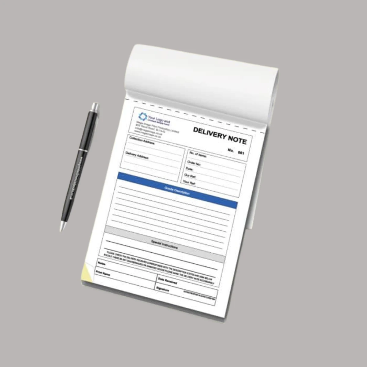 Delivery Order NCR Book Printing in Dubai