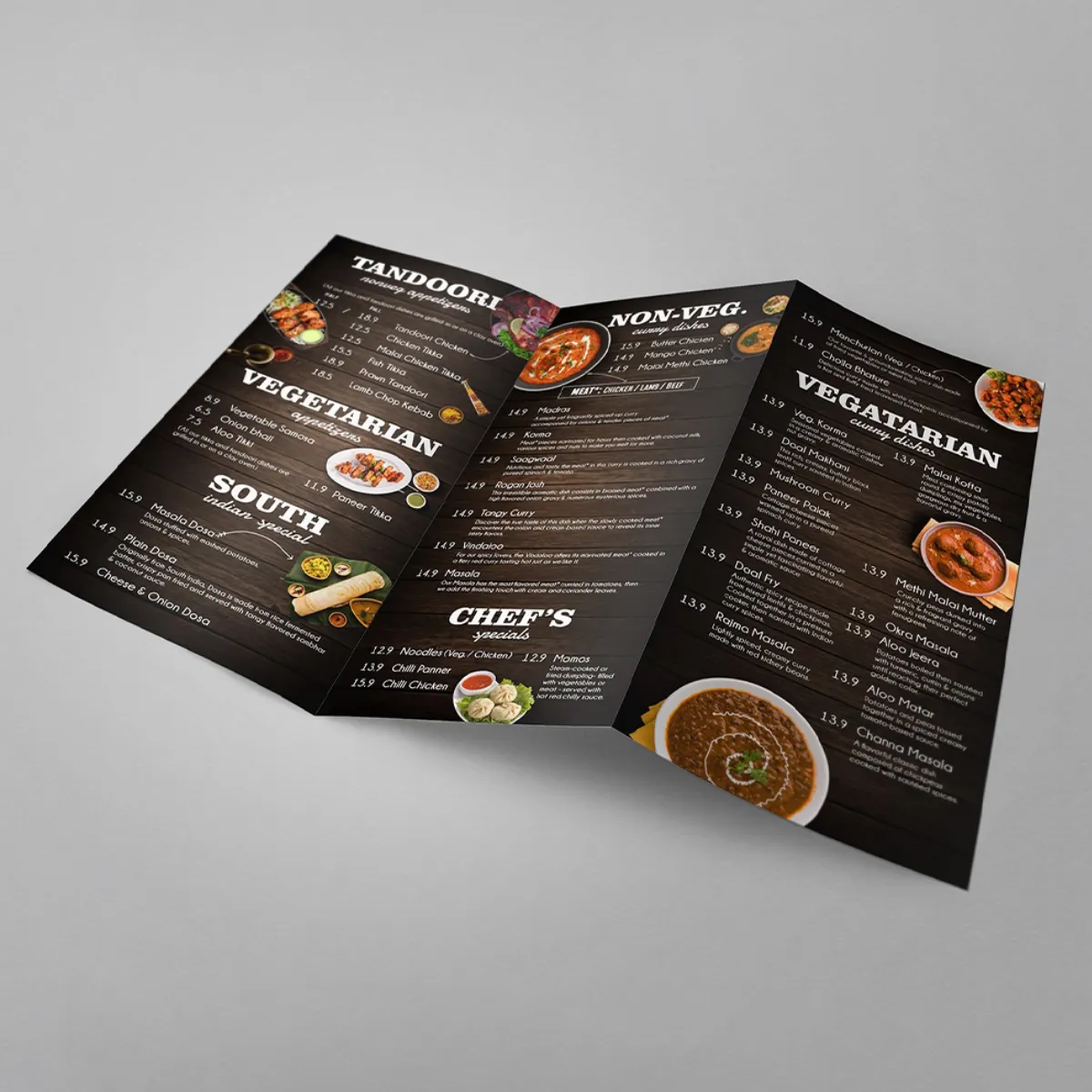 Menu Card Printing in Dubai, Abu Dhabi, Sharjah, Ajman UAE